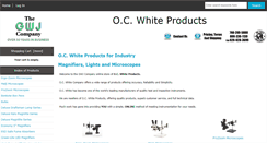 Desktop Screenshot of ocwhiteproducts.com