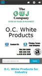 Mobile Screenshot of ocwhiteproducts.com