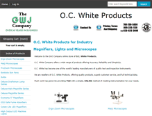 Tablet Screenshot of ocwhiteproducts.com